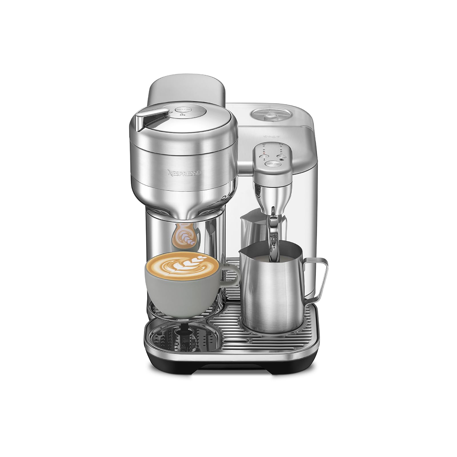 Nespresso Vertuo Creatista Coffee and Espresso Maker by Breville, Brushed Stainless Steel