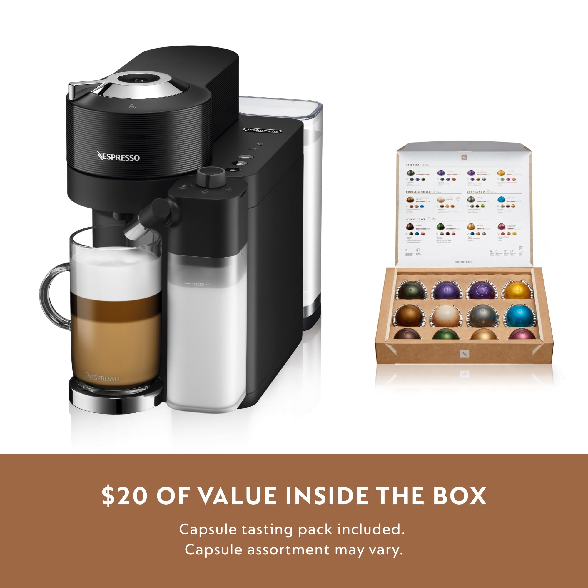 158-nespresso-vertuo-lattissima-coffee-and-espresso-maker-by-de-longhi-matte-black-glossy-8.jpg Nespresso Vertuo Lattissima Coffee and Espresso Maker by De'Longhi, Matte Black & Glossy