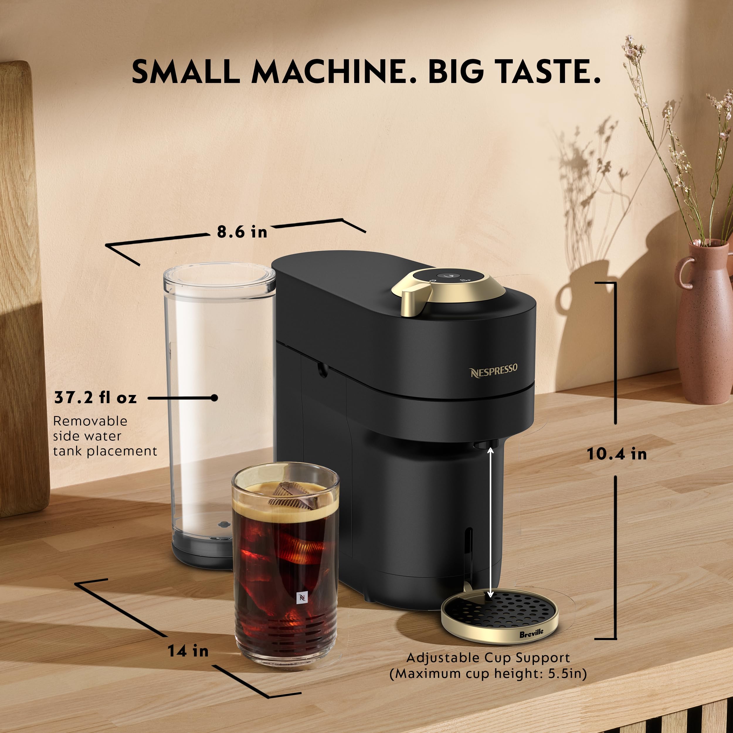389-nespresso-festive-vertuo-pop-coffee-and-espresso-maker-by-breville-matte-black-gold-7.jpg Nespresso Festive Vertuo Pop+ Coffee and Espresso Maker by Breville, Matte Black Gold