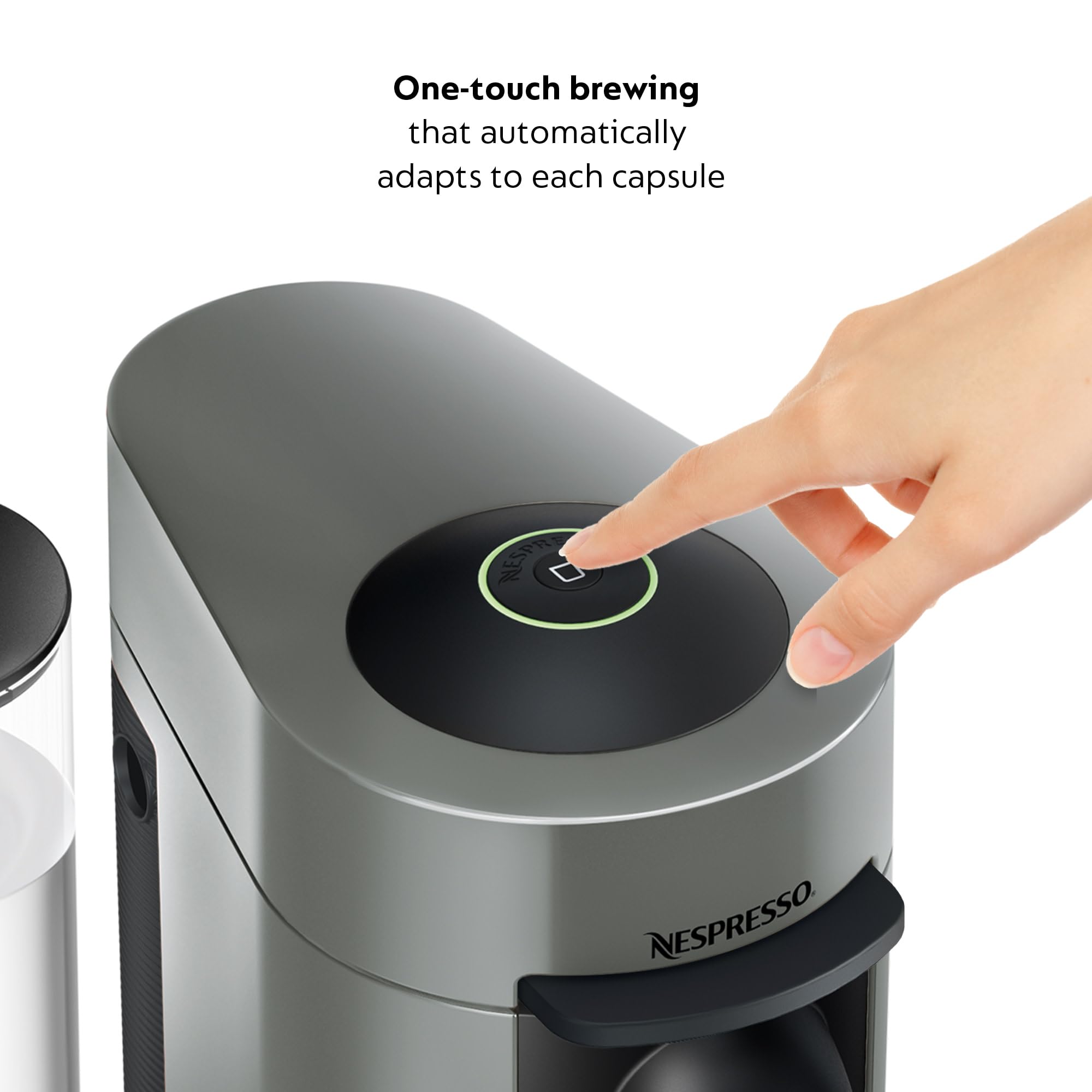 De'Longhi Nespresso Vertuo Plus Coffee and Espresso Maker by De'Longhi, Grey