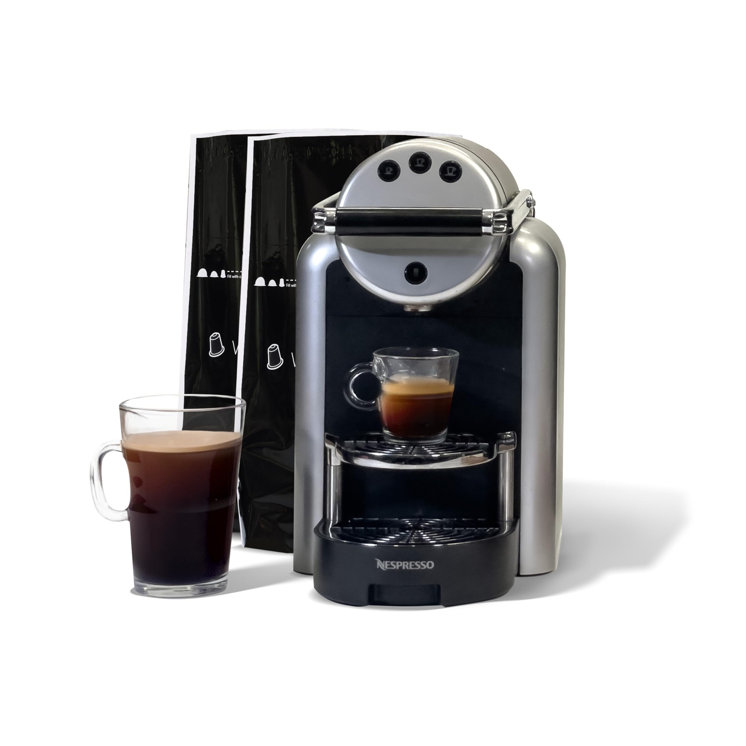 Nespresso Professional Machine Starter Bundle for Businesses, Zenius Professional Coffee Machine