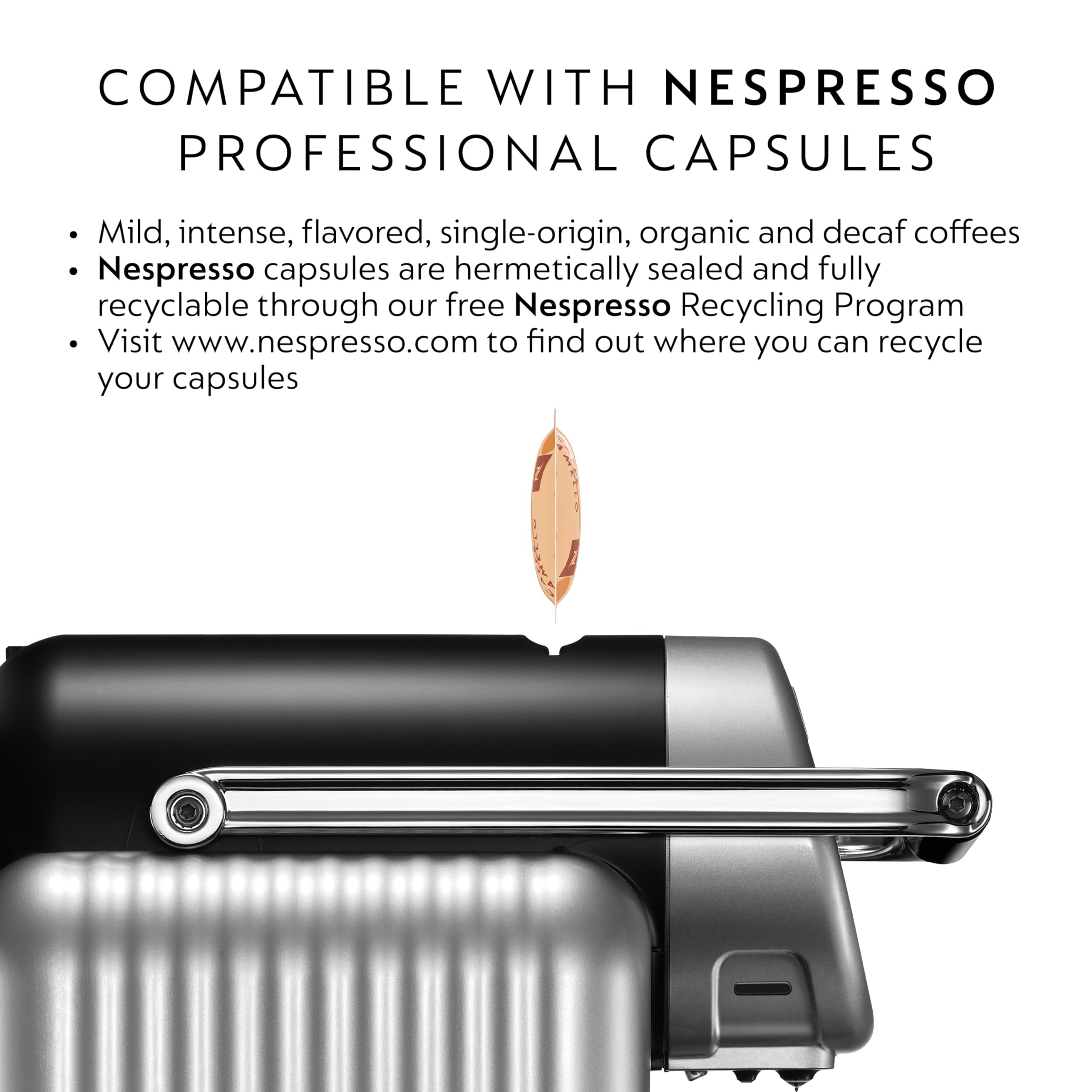 Nespresso Professional Machine Starter Bundle for Businesses, Zenius Professional Coffee Machine